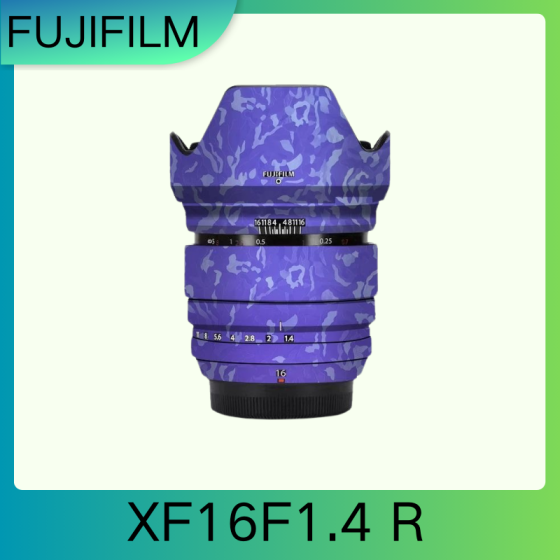 Lentes Fujifilm XF16F1.4 R  - Pele câmera, adesivo câmera - com alta resistência a arranhões, à prova d'água e com design elegante.